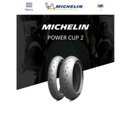 Tyre Michelin Power Cup-2 Tyre Super Bike 120/70-17 180/55-17 200/55-17