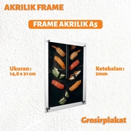 A5 Display Frame Acrylic Poster Wall Menu - A5 Size