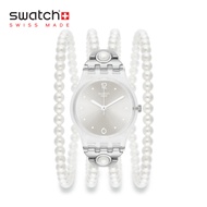 Swatch Lady PROHIBITION LK336 Pearl Strap Watch