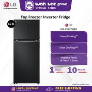 [SAVE4.0 NUR] LG 410L 423L 2 Door Top Freezer Refrigerator GN-B372PQBK GN-B392PQBK  in Essence Matt 