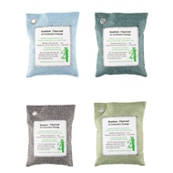 (DKCZ) 4 Pcs Bamboo Charcoal Bags Odor Absorber Car Home Remove Formaldehyde Activated Carbon Bag Fl