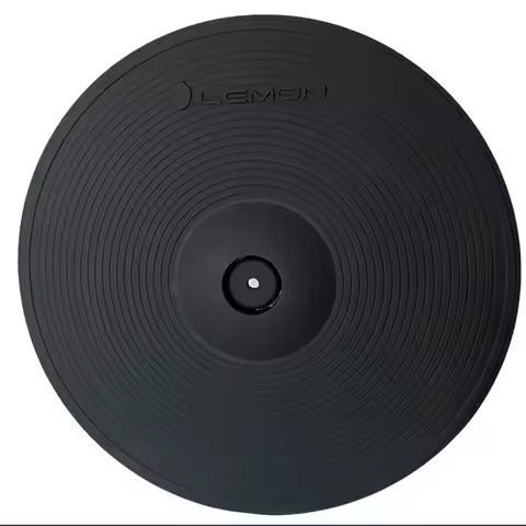 Lemon Drum Cymbal 15' 2zone 3zone Crash Cymbal with Choke Full-Covered for Electronic Drum Kit Lemon