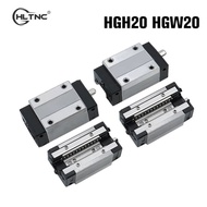 4 Pcs HGH20CA HGW20CC Steel Cage Carriages HGR20 Linear Guide Rail Block Fit HIWIN HR20 Width 20mm G