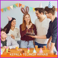 Fuzzy Bunny Ears Fuzzy Bunny Ears Headwear Cute Cosplay Bunny Ears Hairbands Plush Animal Head Piece