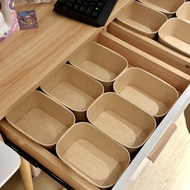 Log Color ins Style Kraft Paper Box Table Sundries Storage Tidy-up IKEA Same Style Retro Style Packa