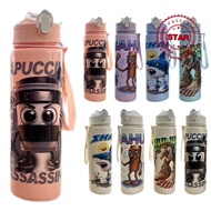 Tung Tung Sahur Drinking Bottle 700ml Capacity Children Bottle Bottle School Water A8v8