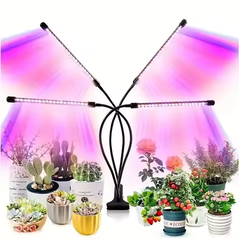 USB LED Plant Grow Light Indoor Garden 5 Dimmable Levels Grow Light Full Spectrum Timer Setting Hydr