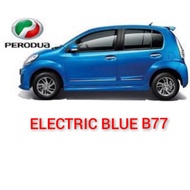 READY STOCK PERODUA MYVI ALZA ARUZ 2K CAR PAINT ELECTRIC BLUE B77