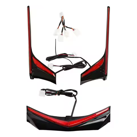 Motorcycle Rear Fender Tip Run Brake LED Light Strips For Honda Goldwing GL1800 2012-2017 F6B 2013-2