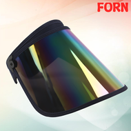 [FORN] PVC Anti-UV Sun Visors Adjustable Sports Sun Hat for Travel Exercises(Multicolor)