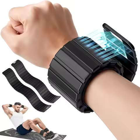 New Magnetic Wrist Weights, 1 Kg Ankle Weights for Women Men, 2 Pack Stackable, Ideal for Jogging/Yo