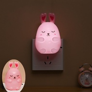 Switch Rabbit โคมไฟการ์ตูน LED โคมไฟหัวนอน โคมไฟในห้องนอน ไฟห้องนอนเด็ก แบบเสียบปลั๊ก ประหยัดพลังงาน โคมไฟน่ารักๆ ไฟติดผนังไร้สาย sleep light