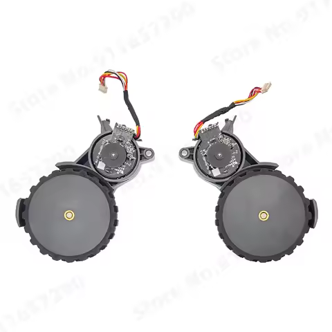 Left and Right Wheels Black For Roborock Q7 M5 Q7 M5+ Q7 L5 Q7 L5+ Q7 TF Q7 TF+ Q7B Q7T+ Q7 BF+ Vacu