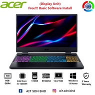 ACER Nitro 5 AN515-58-51AB 15.6"FHD 144Hz Gaming laptop i5-12450H 8GB 512GB SSD RTX3050 4GB W11 (Dis