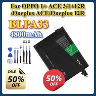BLPA33 4800mAh Brand New High Quality Mobile Phone Battery For OPPO 1+ ACE 3/1+12R /Oneplus ACE/Onep