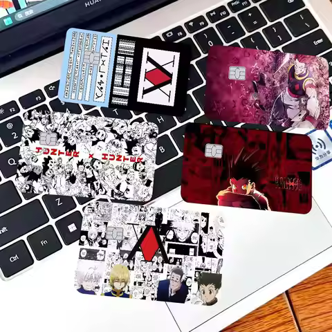Anime Hisoka Hunter X Hunters 2024 Anime Cartoon Skin Stickers Film Tape Case For Big Credit Debit C