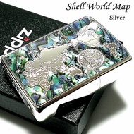 Zippo Lighter Armor Shell World Map Silver【Direct from Japan】