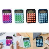 [Homyl478] Cute Calculator, Solar Calculator, Big Buttons, 10 Digit Desktop Calculator,