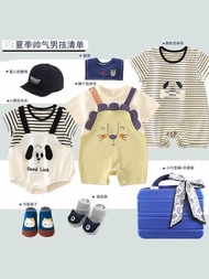 UK Next Kiss Newborn Baby Meeting Gift Spring Autumn Summer Clothes Gift Box Baby Boy Birthday Gift 