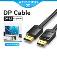 Vention DP Cable  DP1.2 4K 60Hz DP to DP Cable DP Gaming Male to Male DisplayPort Cable For PC TV