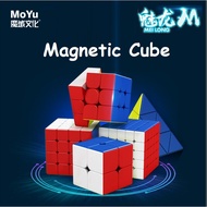 SG MoYu RS3M RS2M Magic Cube 2x2 3x3 Magnetic Speed Cube Professional Cube Stickerless Puzzle Toy