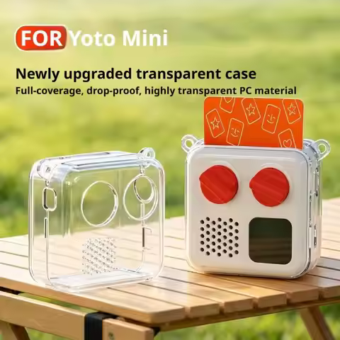 High-Transparency Case Bag For Yoto Mini Player Kids Music Players Full Coverage, Shockproof Protect