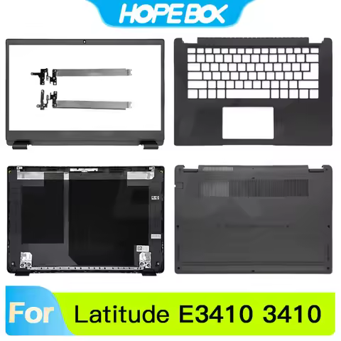 New LCD Back Cover/Front Bezel/Hinges/Palmrest/Bottom Case Top Housing 0GMYC0 00MC2P 0VMY1K Black Fo