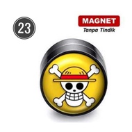Anting Magnetik Karakter Anime One Piece Desain Unik untuk Pria