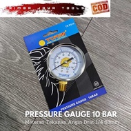 Tora Air Meter Compressor Pressure Gauge 10bar 1/4 63mm
