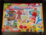 日本 SEGA 麵包超人 汽車維修安裝場景玩具 DIY組裝車輛玩具 螺絲轉轉手動組合 官方授權正版玩具 SEGA TOYS ANPANMAN DIY SERIES WORKING VEHICLE 兒童
