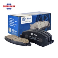 ผ้าดิสเบรคหน้า CEDIA CS ปี 05-07 HELLA PAGID (8DB355027-711) (สินค้าจะได้รับตามรูปภาพ)