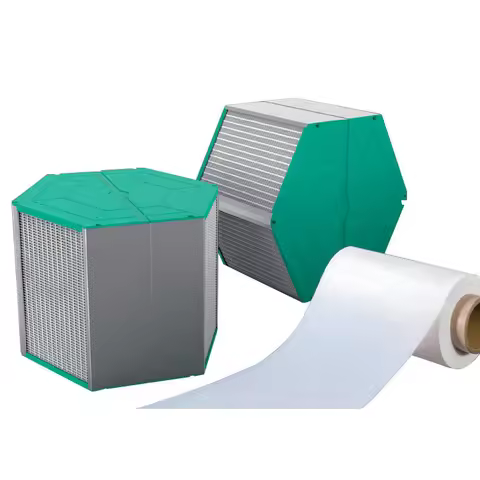 ERV HRV air to air heat exchanger countercurrent enthalpy heat exchanger heat energy recovery core