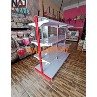 [GARANSI] RAK GONDOLA MINIMARKET DOUBLE STAR 5 SUSUN RAK GONDOLA - RAK DUA SISI UNTUK TENGAH