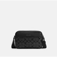 Coach Graham Crossbody In Signature Canvas C4149 Black