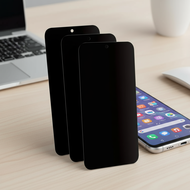 Privacy Tempered Glass Screen Protector Set for Samsung A16 A13 A14 A12 A23 A04 (3 Pieces Anti-spy F