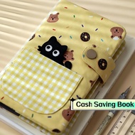 Money Saving Book Money Saving Envelope Binder Cash Organizer Challenge Envelope Binder Cash Planner