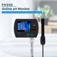 สองโหมดแหล่งจ่ายไฟ On-Line Digital PH Monitor Meter เครื่องทดสอบคุณภาพน้ำ Smart Monitor สำหรับพิพิธภ