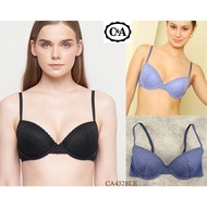 C&A Women's Thin Foam Underwire Bra 3/4 Cup Full Lace 34B 36B 36C Underwear CA432BLE
