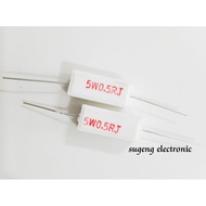 R Chalk Resistor R Chalk 5W22ohm/5W47ohm/5W0, 5ohm (1 pack 10 pcs)