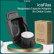 ICafilas Nespresso Capsule Adapter Compatible for Dolce Gusto