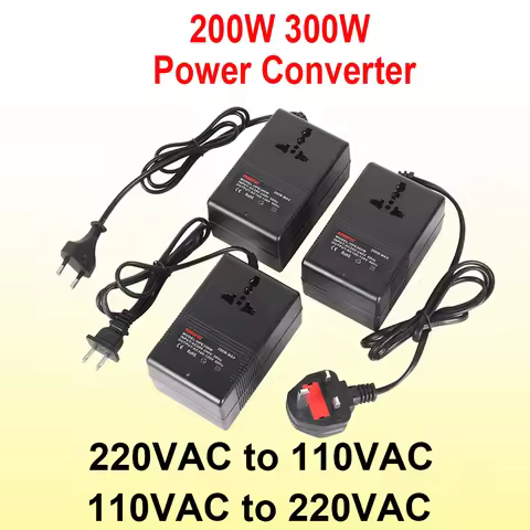 200W 300W Voltage Converter 220V To 110V Transformer Step Down Transformer Voltage Converter Travel 