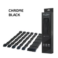 TECWARE FLEX PLUS PREMIUM Black PSU Extension Set