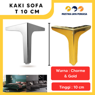 Kaki Sofa Besi Model T Siku 10 cm Bukan Kaki Sofa Stainless Plastik 90 Derajat