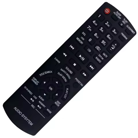 The new remote control N2QAYB000637 compatible with Panasonic audio SA-AKX32PH SA-AKX54PH SA-AKX72PH