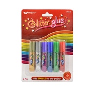Uicorn UGG-S7 Glitter Glue 6 Pcs