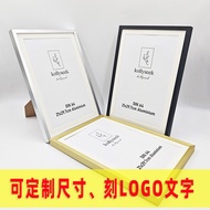 Aluminum Alloy Picture Frame A4 Photo Frame Swing Table Hang Wall 4K8KA3 Business License Document M