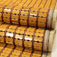 Manufacturer Shipped Double Beef Tendon Bamboo Made Carbonized Direct Supply Summer Mahjong Mat Summ