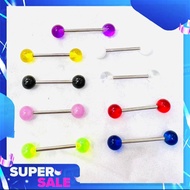 ️ Tongue Piercing Body Jewelry Stainless Steel Rod 1.6 Length 16 mm Light Weight Easy To Wear