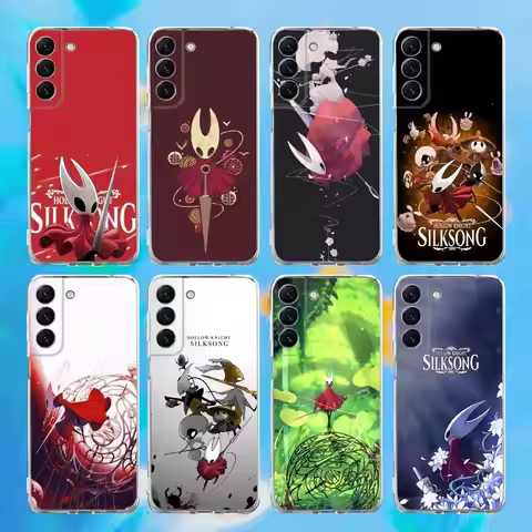 Silksong H-Hollow K-Knight Phone Case Silicone For Samsung S30,S23,21,22,20 Ultra,S20 FE lite,S10,9,