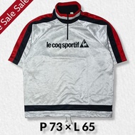 Jaket Tracktop Le Coq Sportif Lengan Pendek Colorblock